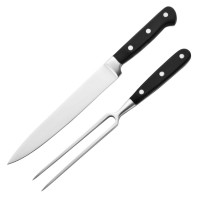 RUITAI 2020 New Wholesale portable barbeque 2 pieces Meat fork and slicing Knife set