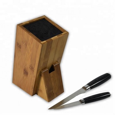 Blocks & Roll Bags Bamboo material bamboo knife block universal knife holder