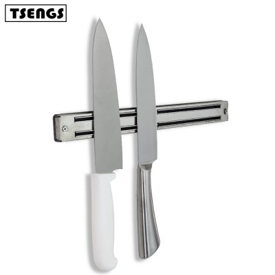 Premium long strip aluminum magnetic knife holder kitchen knife block